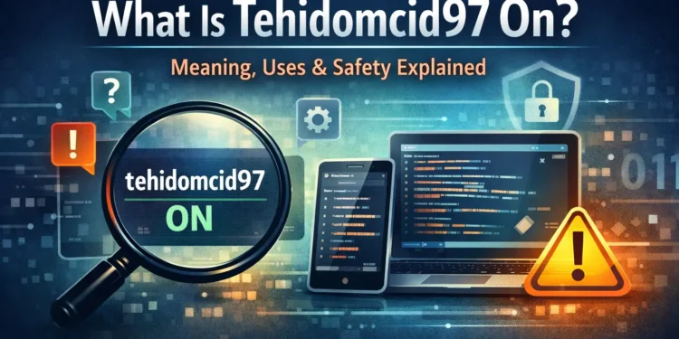 What Does Tehidomcid97 On