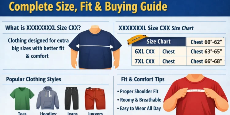 XXXXXXXXL Size CXX Clothing