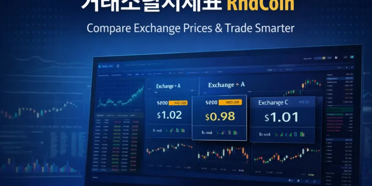 거래소별시세표 RndCoin